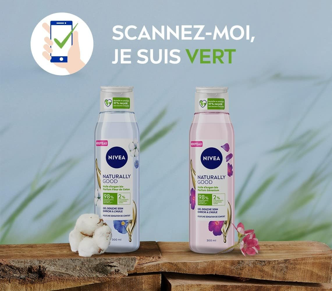 Naturally Good Gel Douche Soin, 300Ml