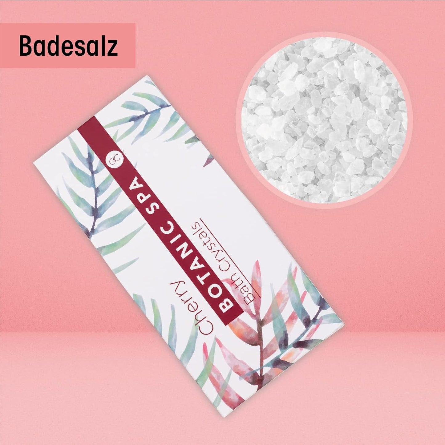 Set De Bain Pour Femme CHERRY SPA Dans Un Panier - Set De Soins 4 Pièces Avec Gel Douche, Sel De Bain & Lotion Pour Le Corps - Cadeau Bien-Être Anniversaire Ou Saint-Valentin