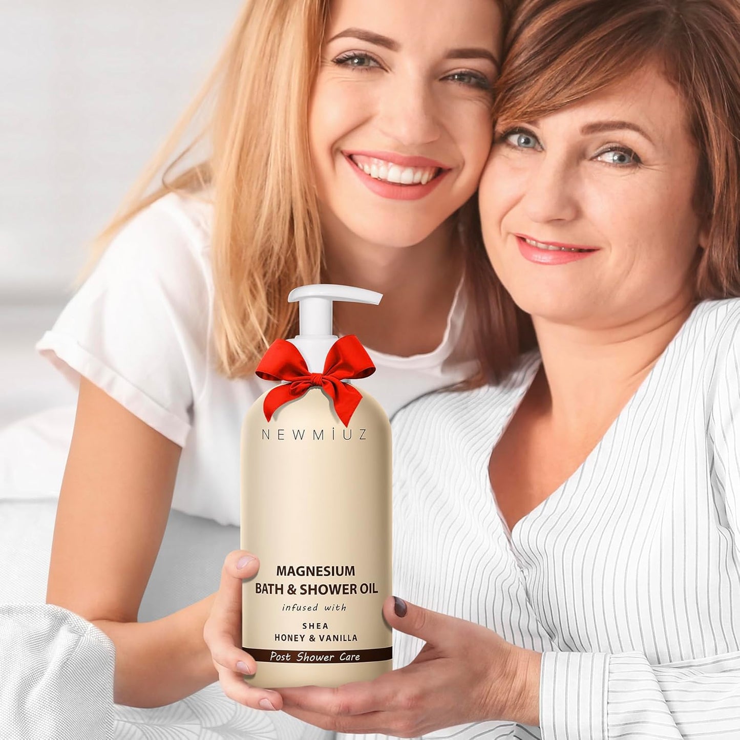 Huile De Douche Au Magnésium - Soin Naturel Après La Douche Pour La Peau Sèche, Nettoyage Et Adoucissement, Lotion Hydratante Pour Le Corps Et Les Jambes Non Grasse, Cadeau Spa De Soin Personnel