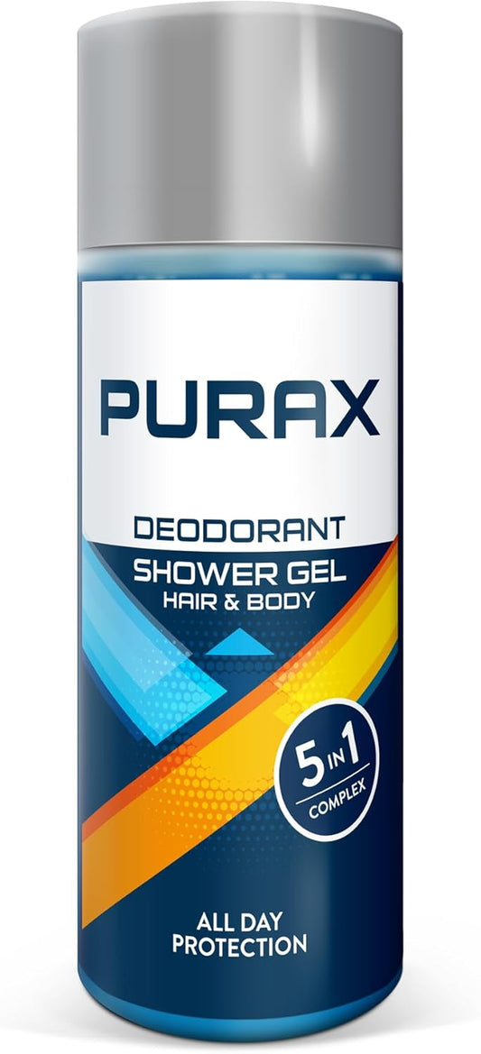 Gel Douche Déodorant 200Ml, Gel Douche Avec Complexe 5 En 1