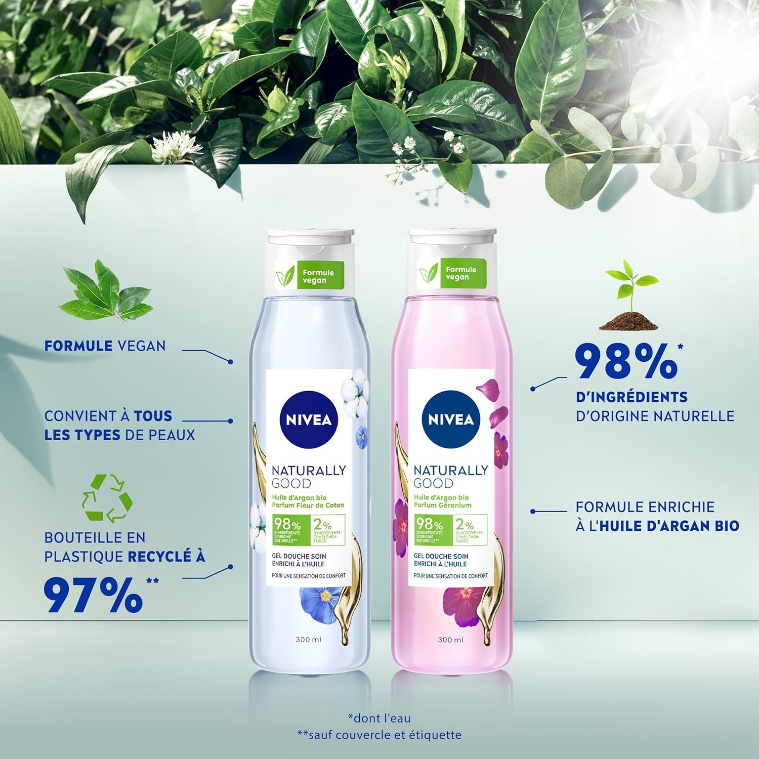 Naturally Good Gel Douche Soin, 300Ml