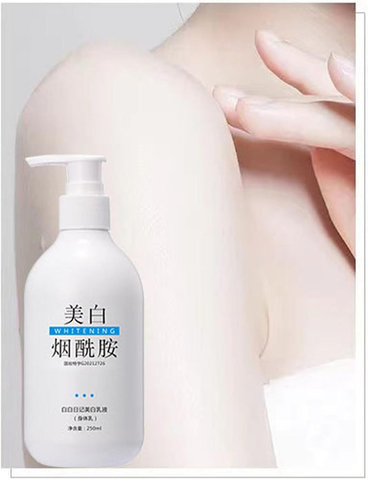 Niacinamide Body Lotion, Lotion Pour Le Corps Blanchissante, Lotion Pour Le Corps Au Niacinamide Pour Blanchir La Peau, Niacinamide Whitening Body Lotion Hydrater 250 Ml